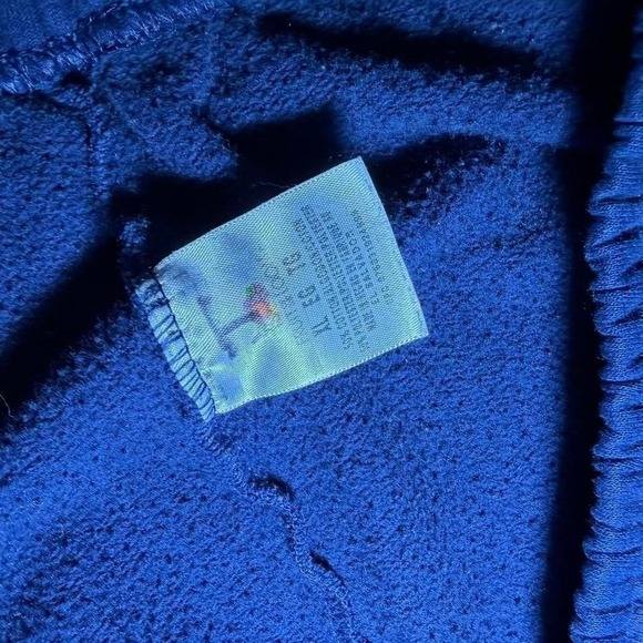 Fruit of the Loom Navy Blue Fleece Sweatpants Mens XL Joggers Elastic - Picture 3 of 8